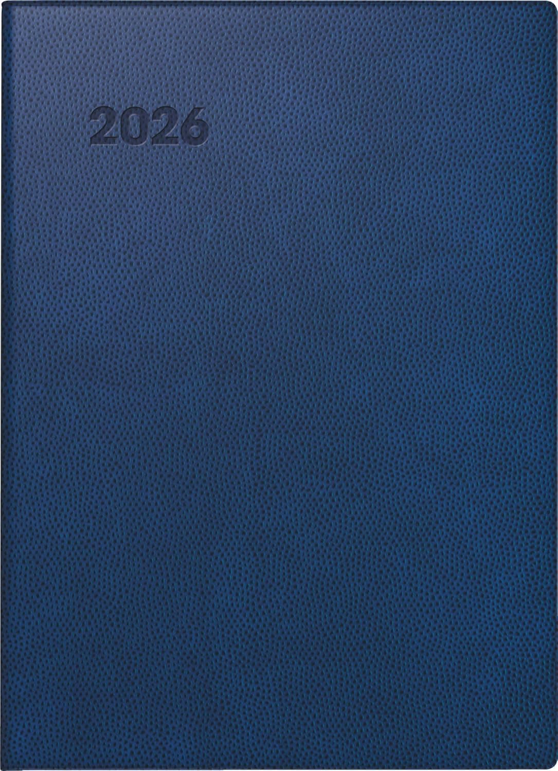BRUNNEN Taschenkalender Mod. 731 '26 | A6, Kunststoff, dunkelblau