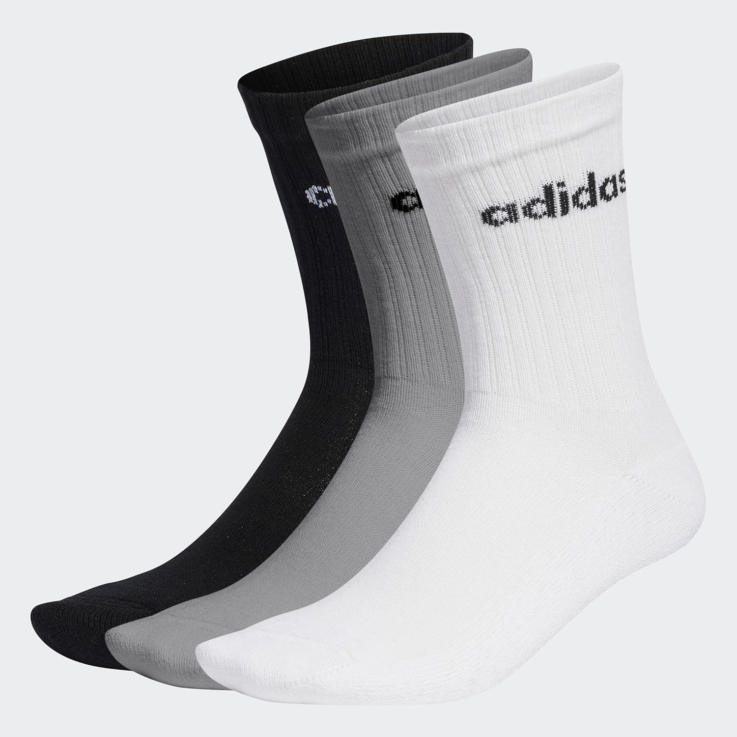 adidas Unisex Calcetines clásicos Linear Cushioned