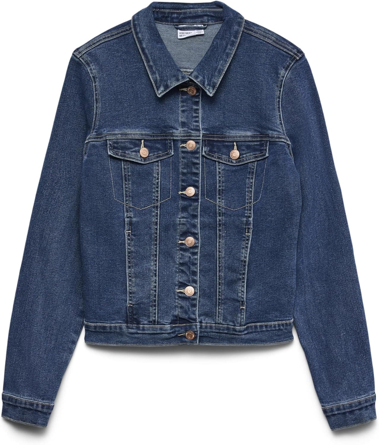 VERO MODA Vmzorica Ls Denim Jacket Mix Noos Chaqueta Mujer (Pack de 1)
