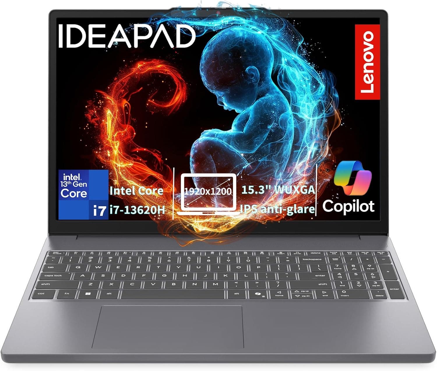 Lenovo 2026 Premium Laptop, Intel Core i7-13620H (Beat i7-1355U), 16GB DDR5, 512GB SSD, 15" FHD+ Copilot AI PC, Windows 11 – for Power Business Multitasker
