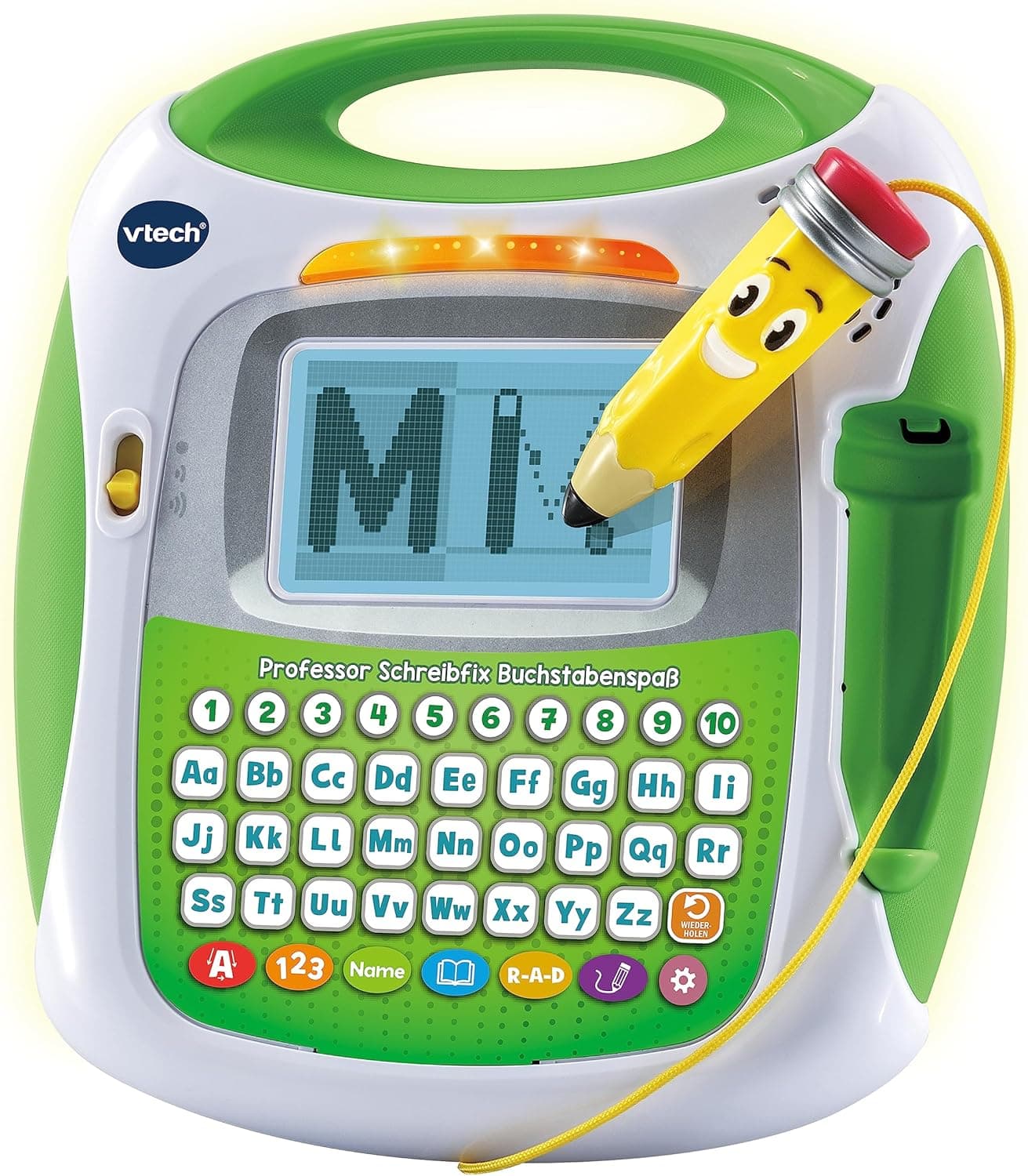 VTech Professor Schreibfix Buchstabenspaß – Schreibtafel zum Schreiben und Lesen lernen – Für Kinder von 4-8 Jahren