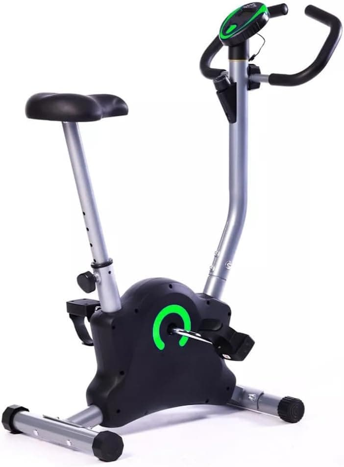 FFitness Cyclette Da Casa Bicicletta da allenamento Indoor con Display LCD Resistenza Regolabile Gym Ciclocamera con Comodo sedile