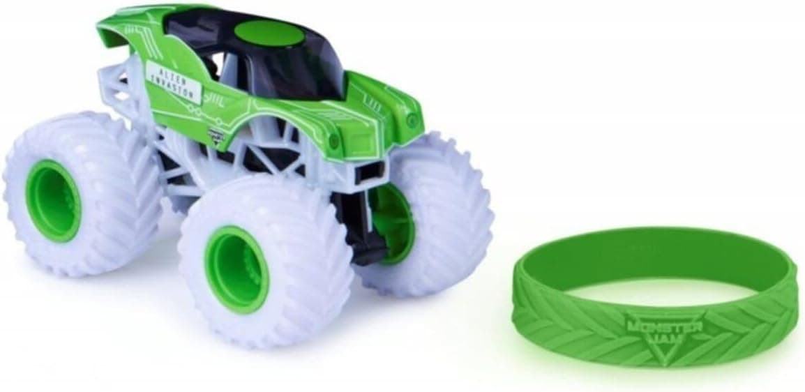 MONSTER JAM - COCHES MONSTER TRUCK 1:64 - 1 Monster Jam Metálico Auténtico a Escala 1:64 - Modelo Aleatorio - 6044941 - Juguetes Niños 3 años +