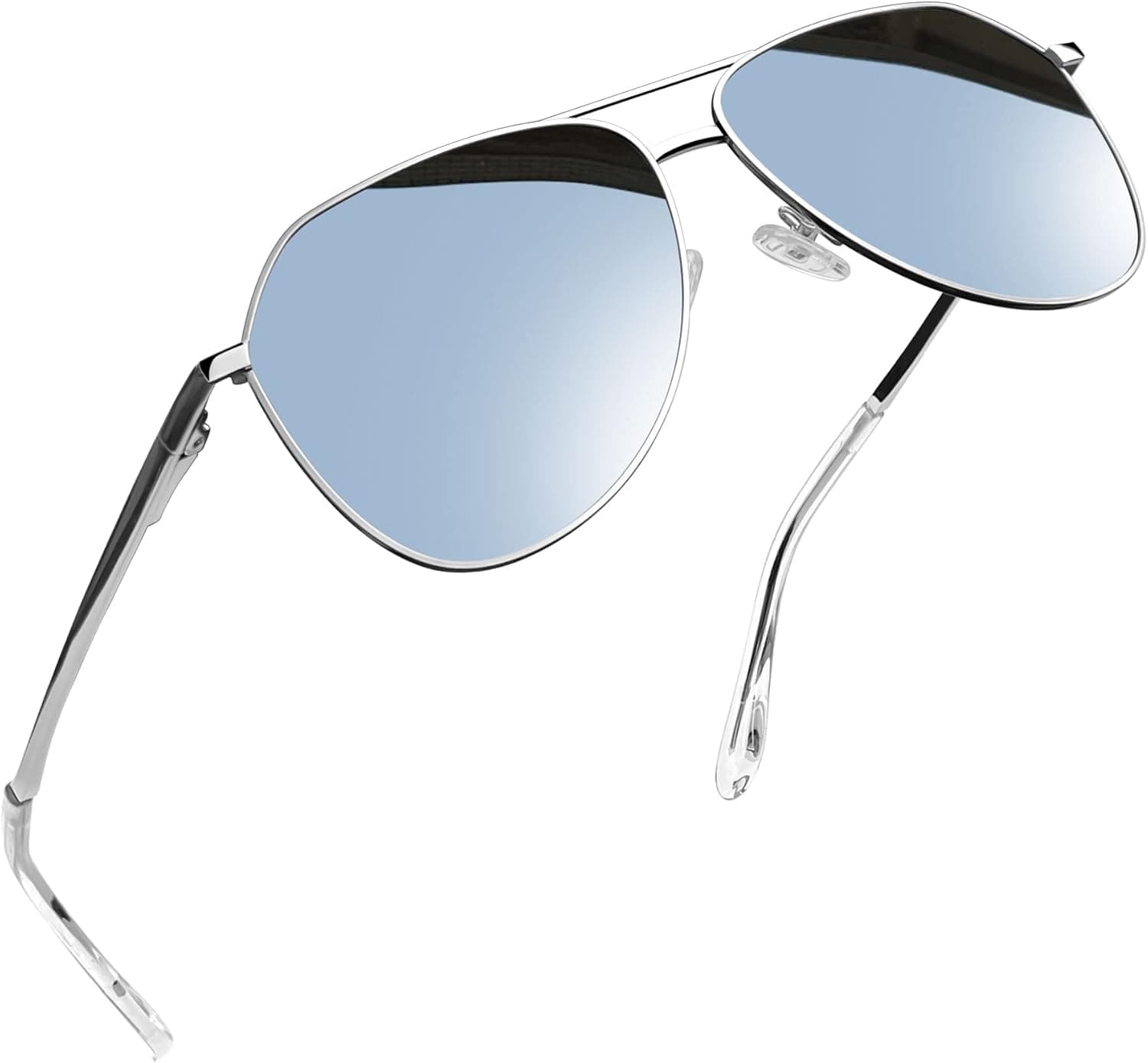 Joopin Polarised Retro Aviation Sunglasses for Men Women, Military Style Oversized Shades, Ultra Lightweight High Protection Glasses for Driving, Fishing, Travel, Vacation UV400