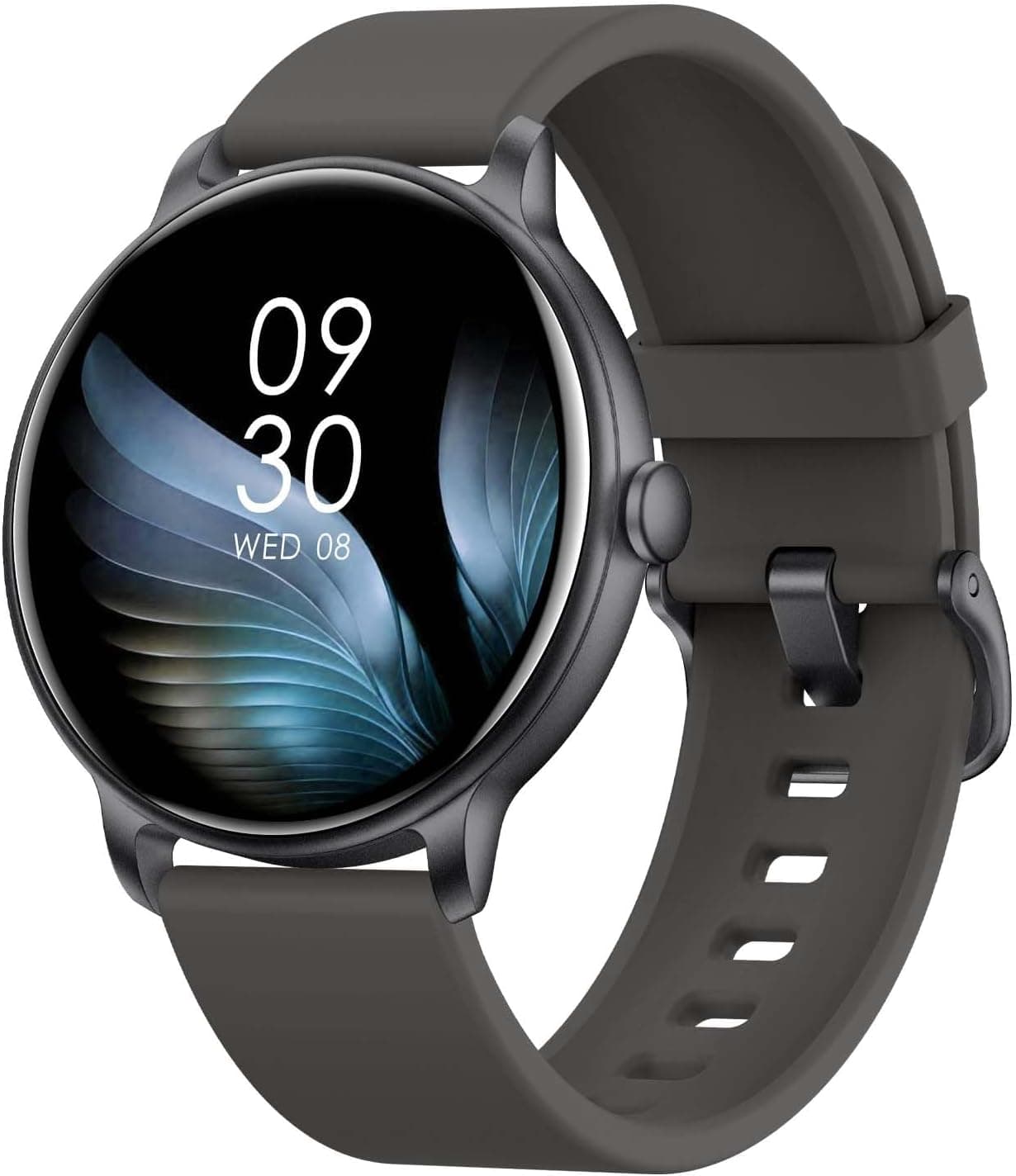 Smart Watch, 1.43’’ AMOLED Smart Watches for Men Women (Answer/Make Call), Fitness Tracker with Heart Rate/Sleep Monitor, IP68 Waterproof Activity Tracker, Pedometer for Android iOS/MentalBlack