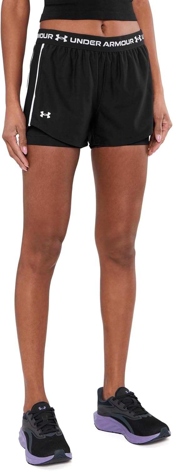 Under Armour Tech Play UP 2IN1 Shorts 0001 - Black Small
