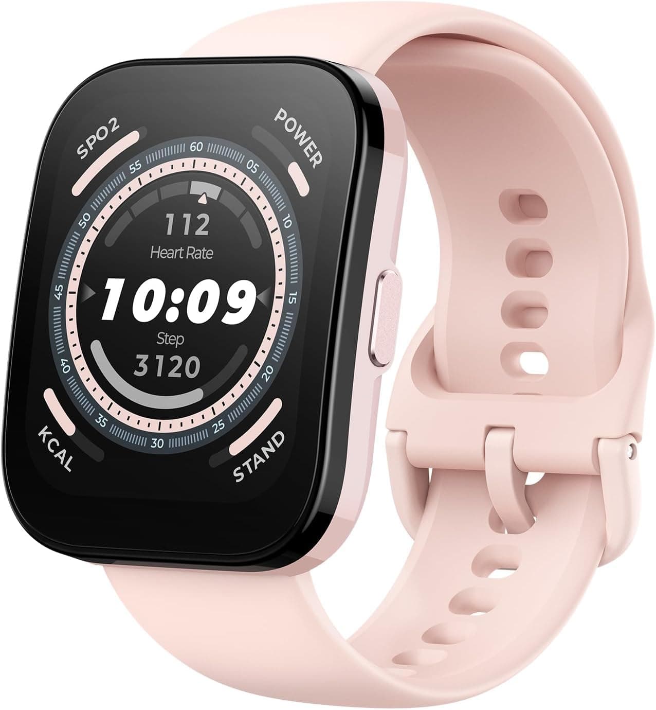 Amazfit Bip 5, 46 mm, Smartwatch, Schermo grande, chiamate Bluetooth, Alexa, GPS, durata della batteria di 10 giorni, fitness tracker con frequenza cardiaca, monitoraggio dell'ossigeno nel sangue