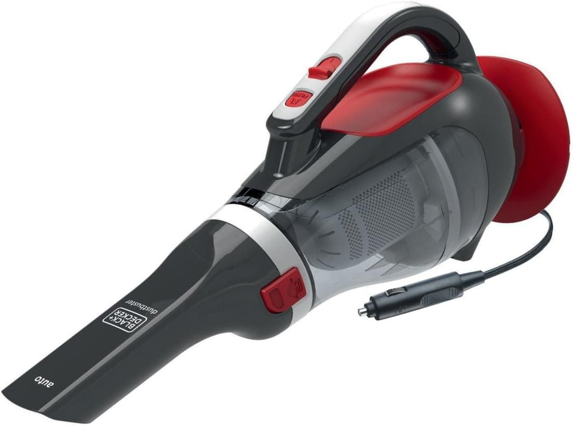 BLACK+DECKER dustbuster Aspirapolvere Portatile per Auto con Cavo 12V, ADV1200-XJ