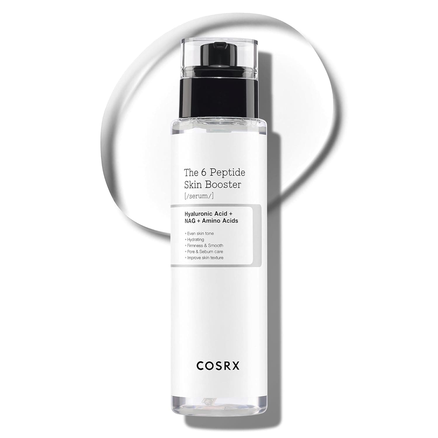 COSRX 6 Peptide Collagen Serum mit Copper Peptide, Toner Gesicht für Hauterneuerung & Straffung mit Niacinamid & Hyaluronsäure, Anti-Aging, beruhigender Hautpflege-Booster, Korean Skincare 150ml