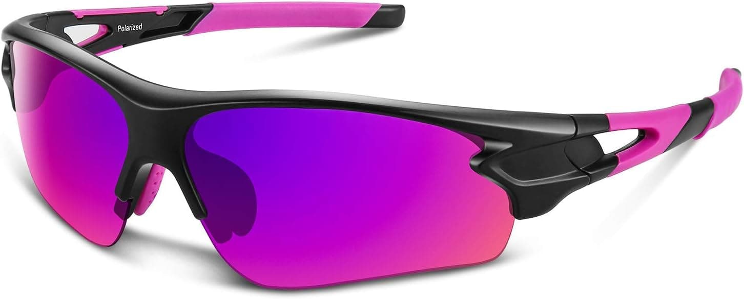 BEACOOL Polarized Sports Sunglasses for Men Women Youth Running Cycling Hiking Baseball Golf Fishing Driving Motorcycle TAC Glasses UV400 Protection