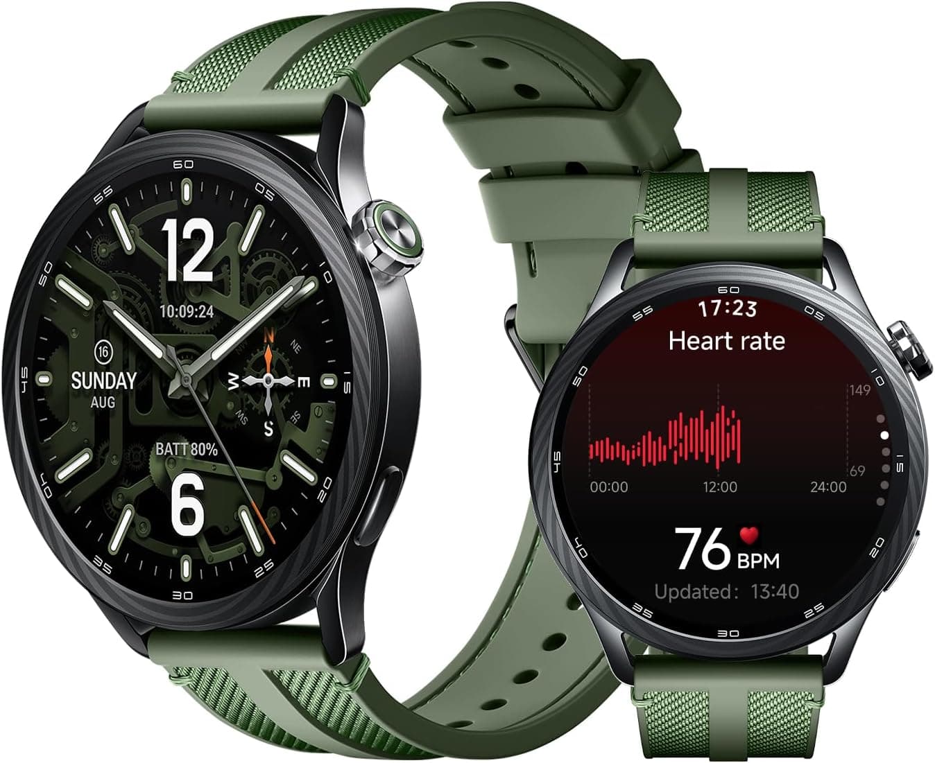 XIAOMI Watch S5 46 mm, Smartwatch con Pantalla, AMOLED de 1,48”, hasta 21 Días de Autonomía, Más de 150 Modos Deportivos, GPS de Doble Banda, NFC, Seguimiento de Salud, Android&iOS,Verde Selva
