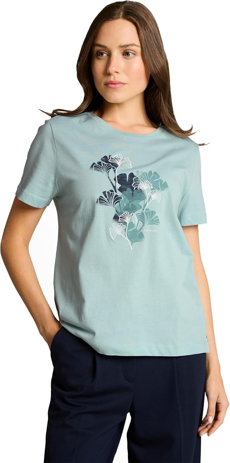 TOM TAILOR Damen T-Shirt mit Muster