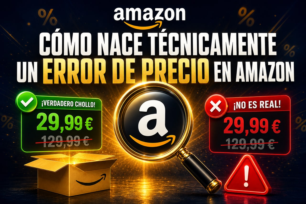 Cómo nace técnicamente un error de precio en Amazon