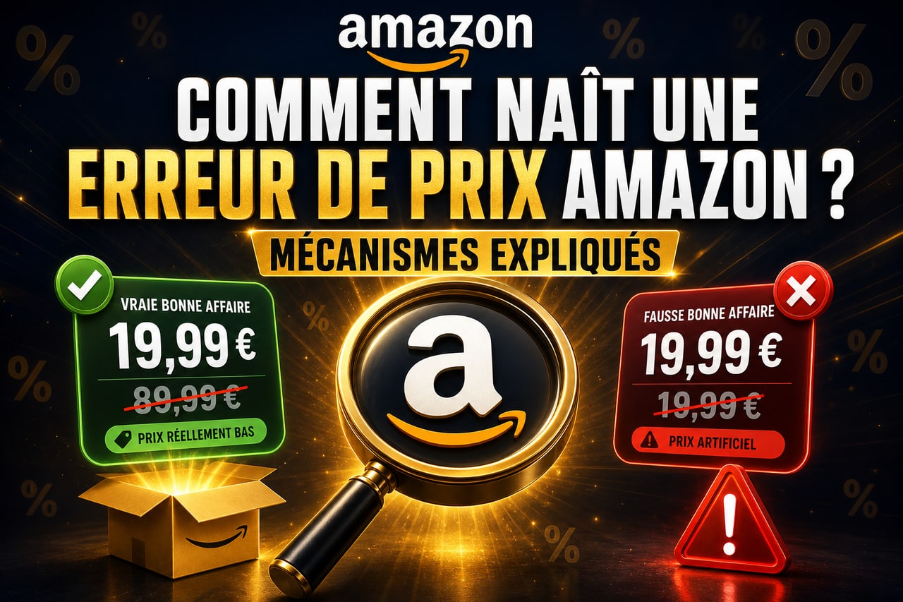 Comment naît une erreur de prix Amazon ? Mécanismes expliqués