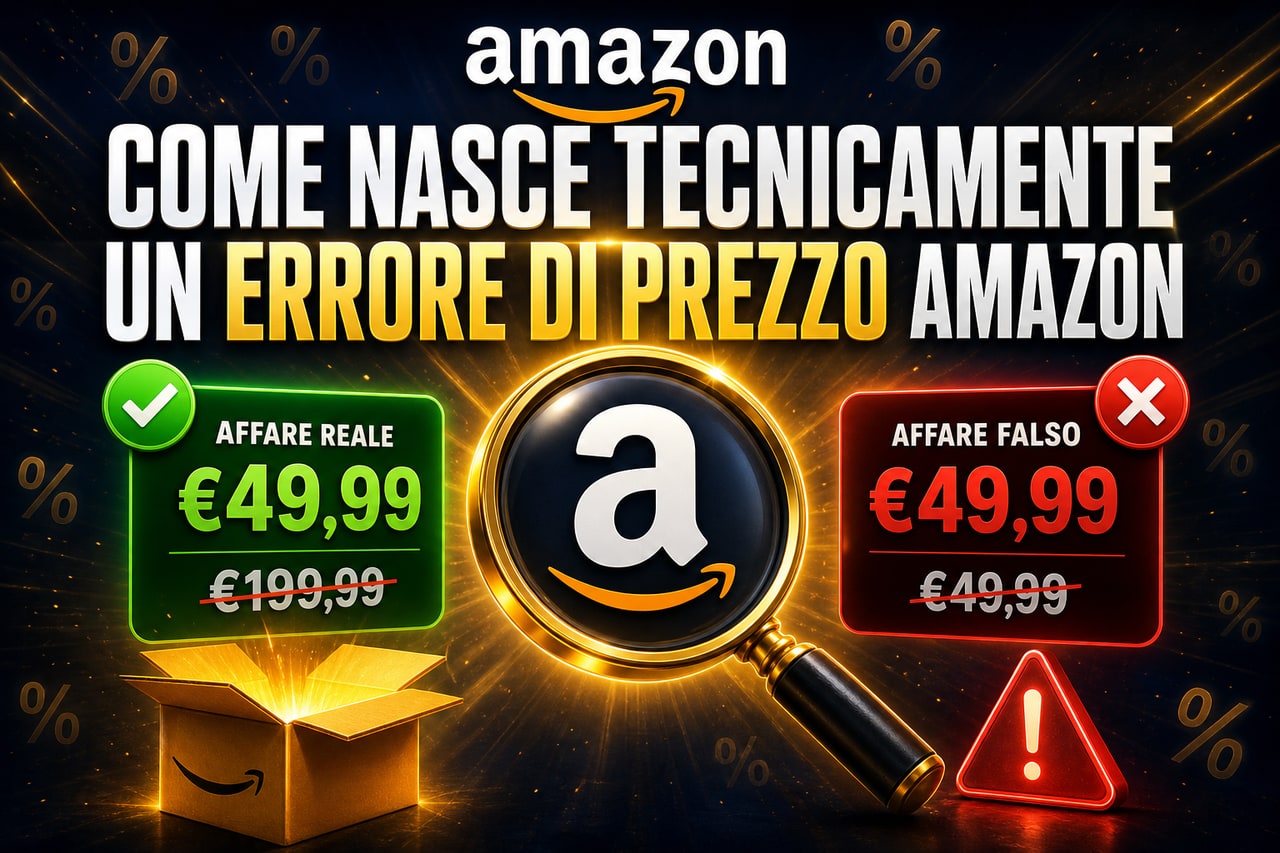 Come nasce tecnicamente un errore di prezzo Amazon