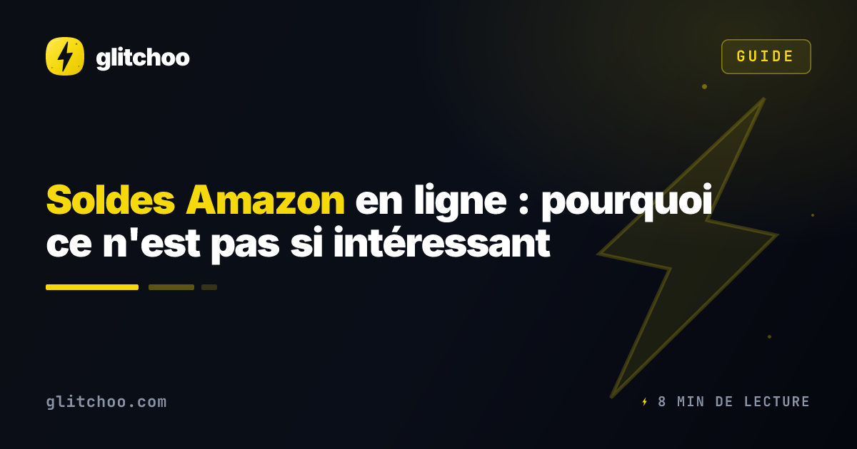 Soldes Amazon en ligne : pourquoi ce n'est pas si intéressant