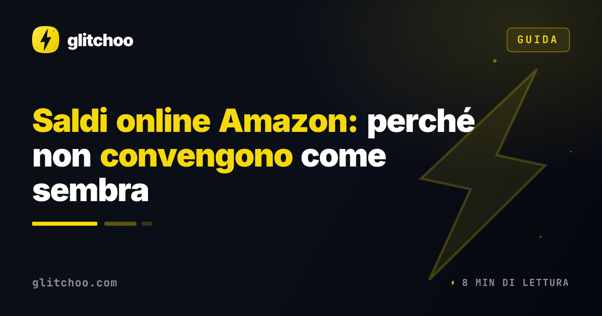 Saldi online Amazon: perché non convengono come sembra