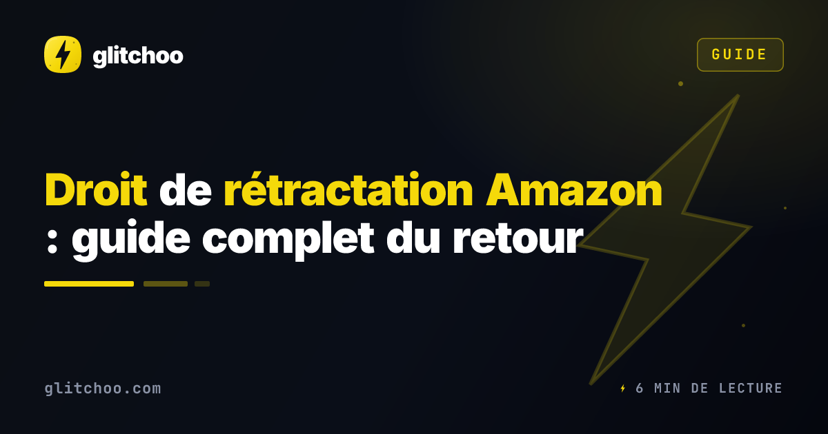 Droit de rétractation Amazon : guide complet du retour