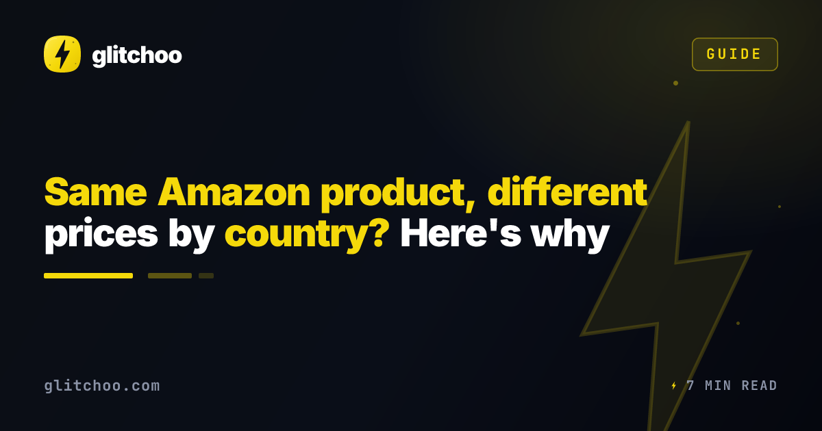 Same Amazon product, different prices by country? Here's why
