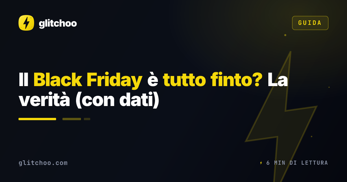 Il Black Friday è tutto finto? La verità (con dati)