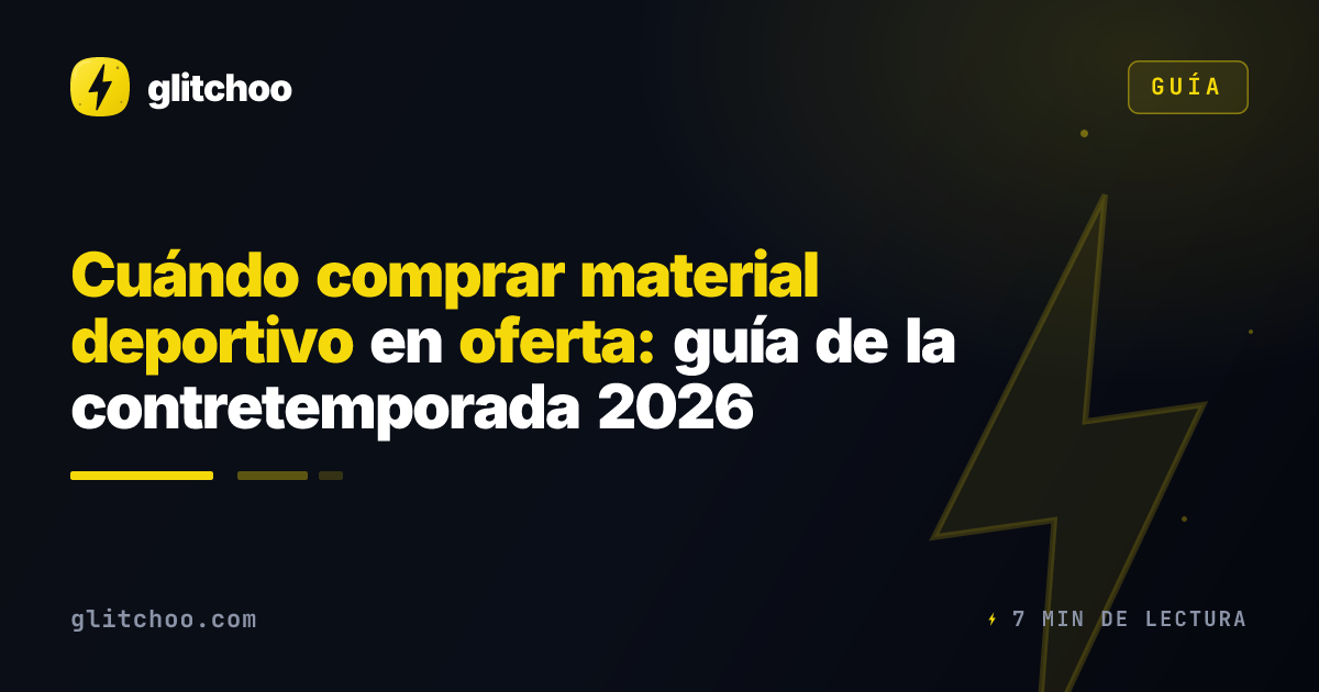 Cuándo comprar material deportivo en oferta: guía de la contretemporada 2026