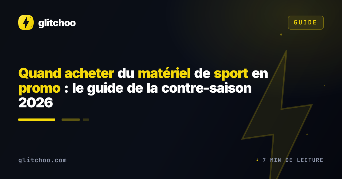 Quand acheter du matériel de sport en promo : le guide de la contre-saison 2026